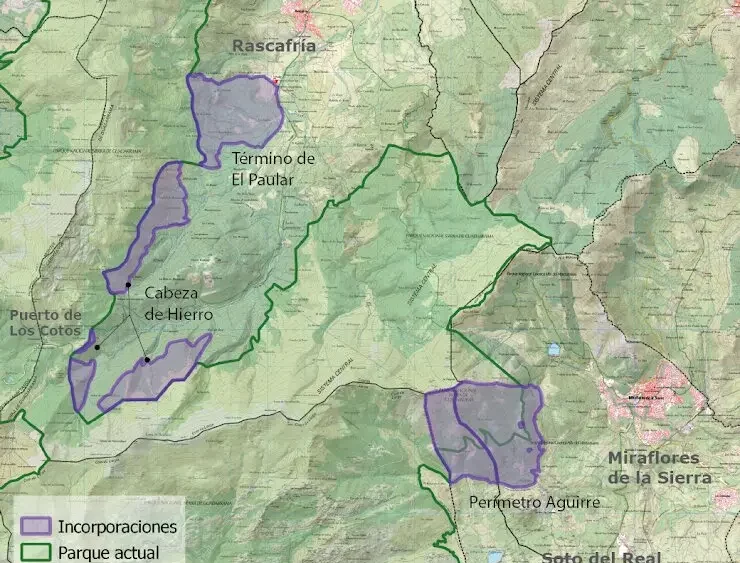 Proyecto de ampliación del Parque Nacional de la Sierra de Guadarrama