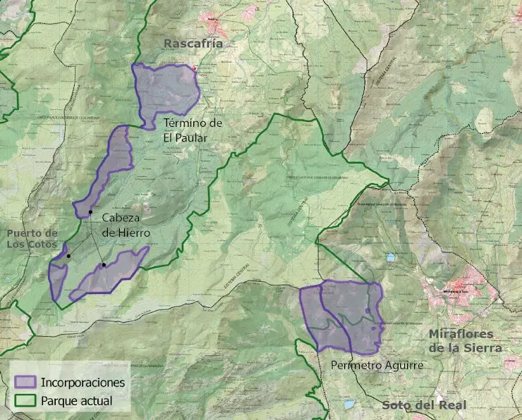 Proyecto de ampliación del Parque Nacional de la Sierra de Guadarrama